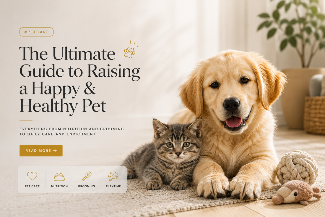 The Ultimate Guide to Raising a Happy & Healthy Pet