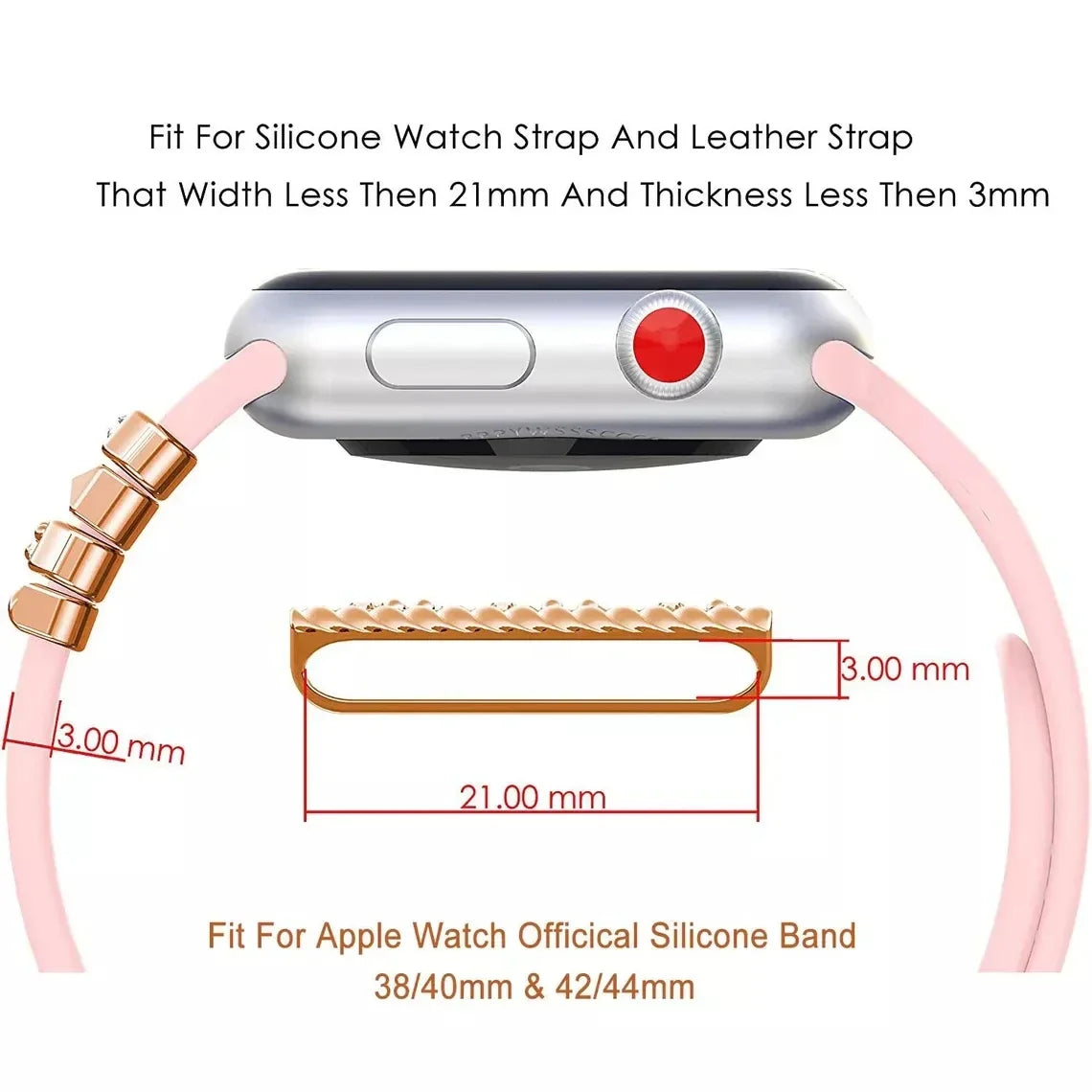 Decorative Watch Buckle Charms for Apple