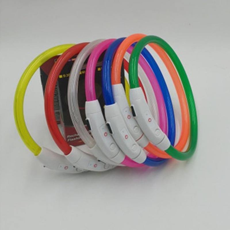 Nylon LED Pet Glow Collar