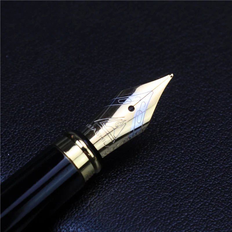 Golden text engraved Fountain Pen