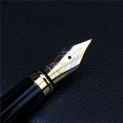 Golden text engraved Fountain Pen