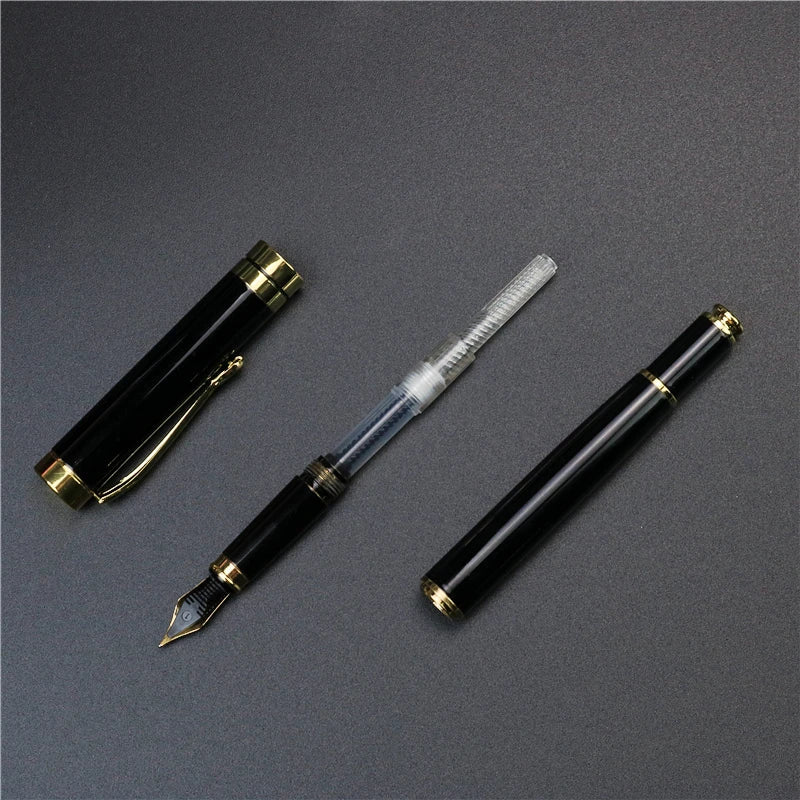 Golden text engraved Fountain Pen