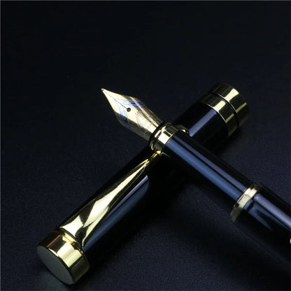 Golden text engraved Fountain Pen