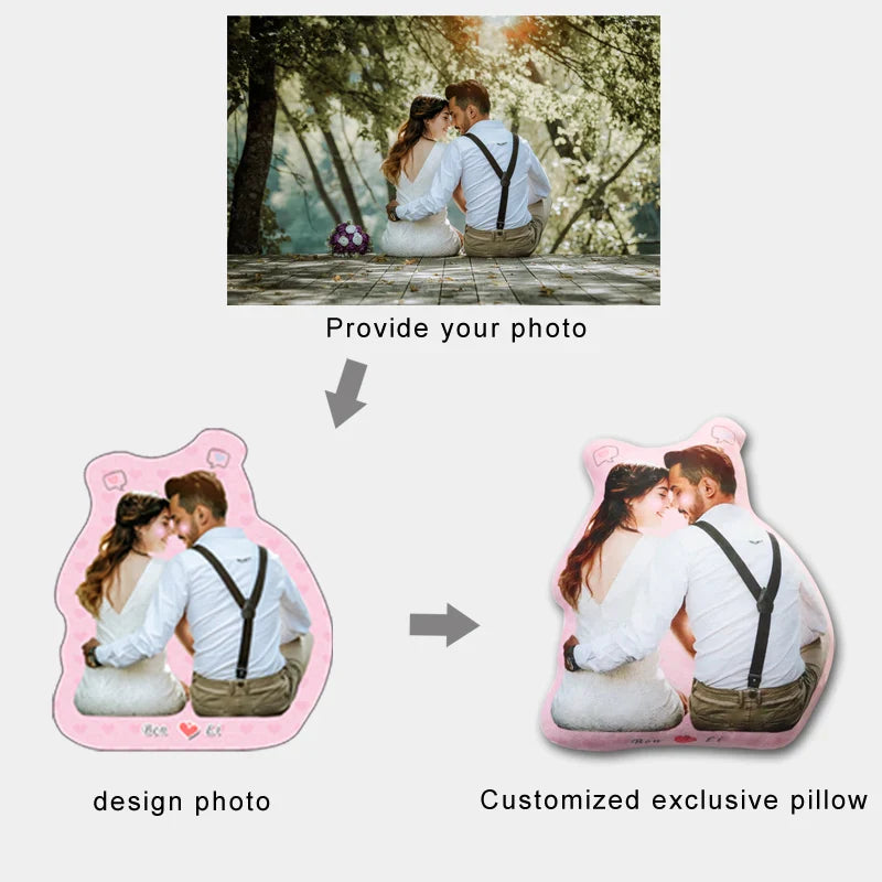 Personalized Photo Humanoid Cushion