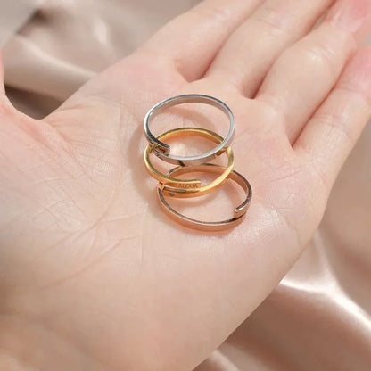 The Adjustable Engraved Ring