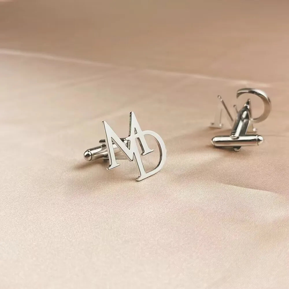 Custom Initials Cufflinks