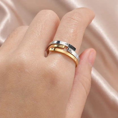 The Adjustable Engraved Ring