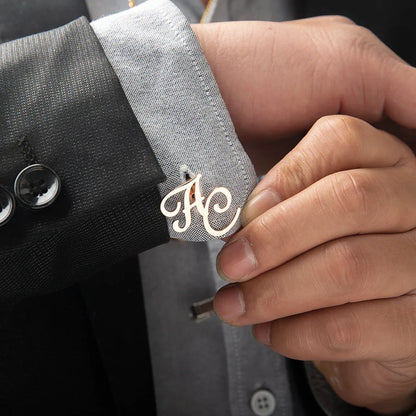 Custom Initials Cufflinks