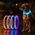 Nylon LED Pet Glow Collar